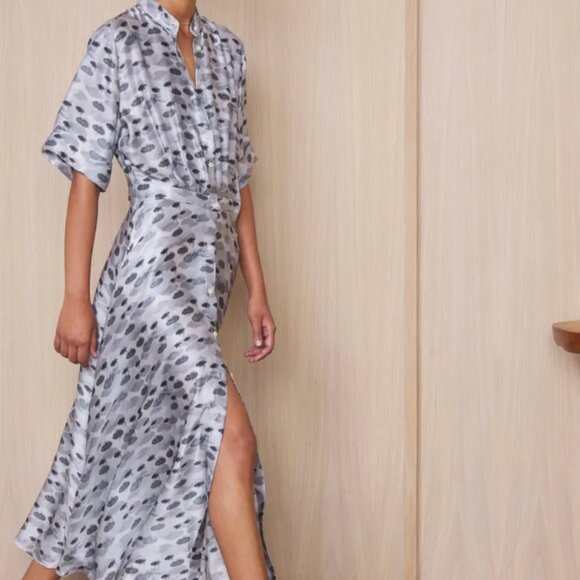 NWOT Officine Generale Luxurious Dress (Italian Silk) - Picture 5 of 12